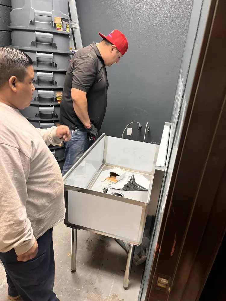 Commercial plumbing and sink installation in North Fort Myers